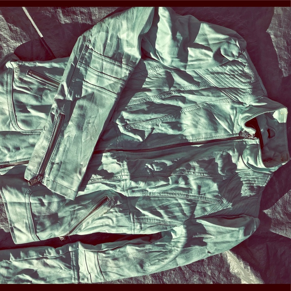 Guess brand leather jacket